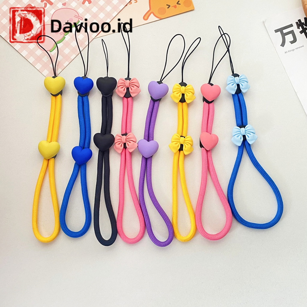 Tali Lanyard Untuk Handphone Airpods Kamera Kunci Tas Motif Kartun 3D