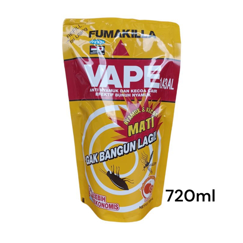 Obat Nyamuk Semprot Fumakilla Cair Refill 720ml Anti Nyamuk Dan Kecoa