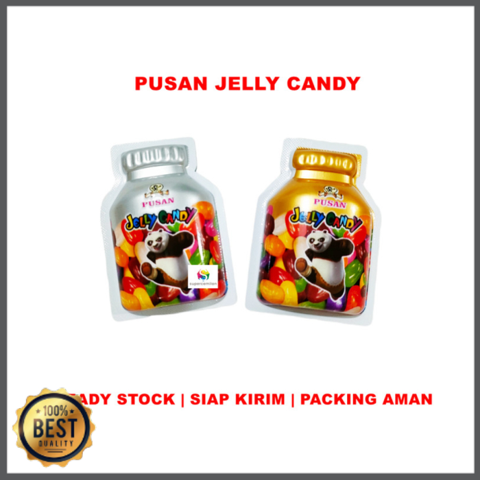 

Pusan Jelly Candy Bean Permen 10 Gram New