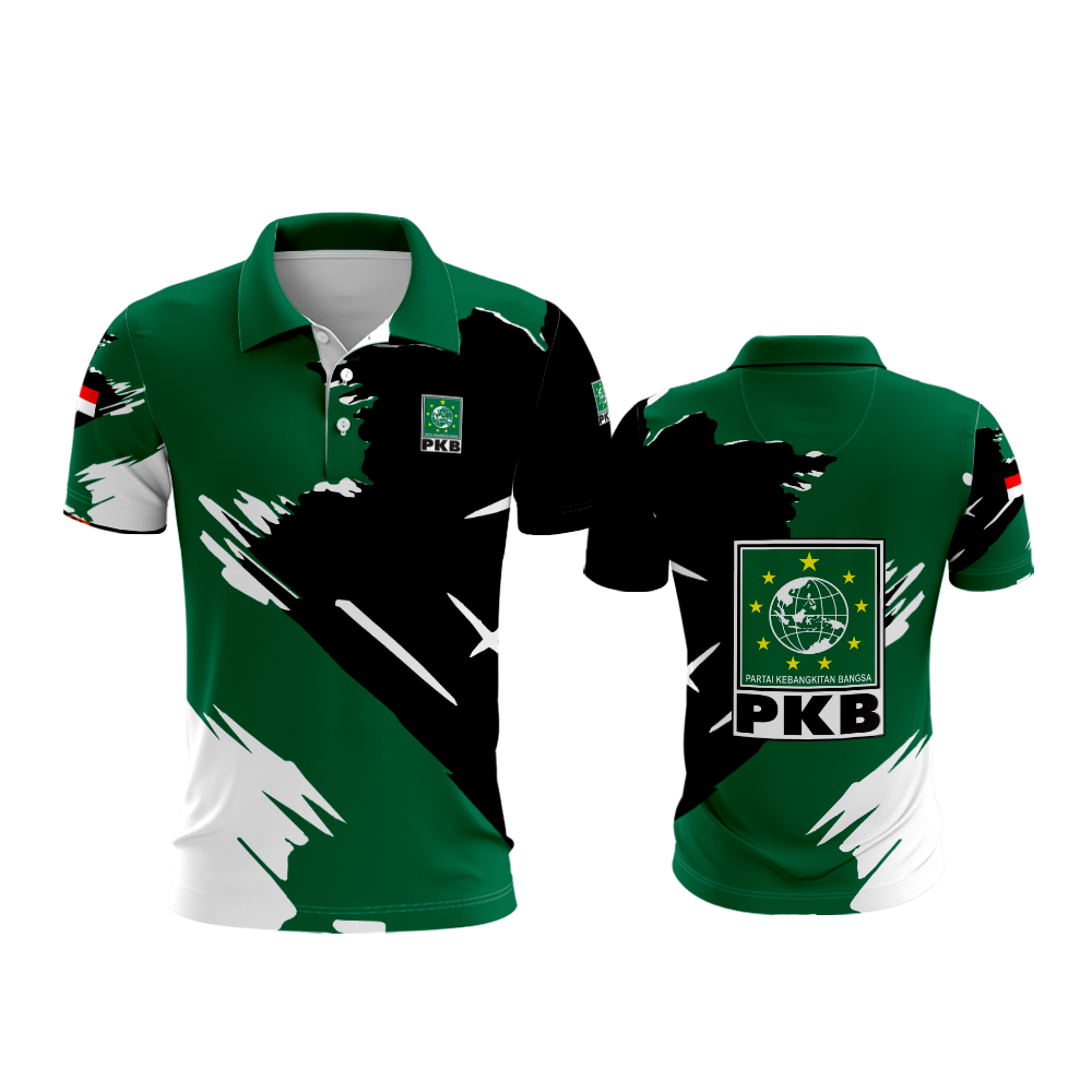 Jual Baju Kaos Polo Kemeja Partai PKB Kebangkitan Bangsa Pemilu Pilpres 2024 Pakaian Printing