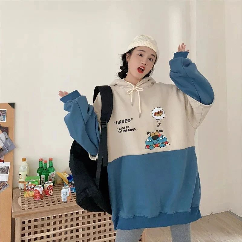 Hoodie Tikkeo Kawaii Couple Korea Style Pria &amp; Wanita terbaru | Dhea Fashion