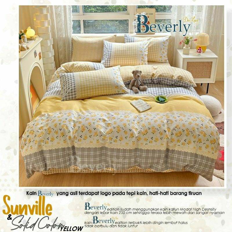 Sprei Katun Beverly motif Sunville