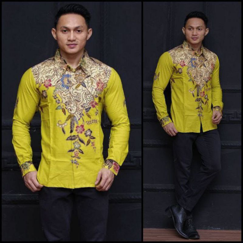 KEMEJA PRIA BATIK PRIMISIMA UNGGUL JAYA SLIMFIT