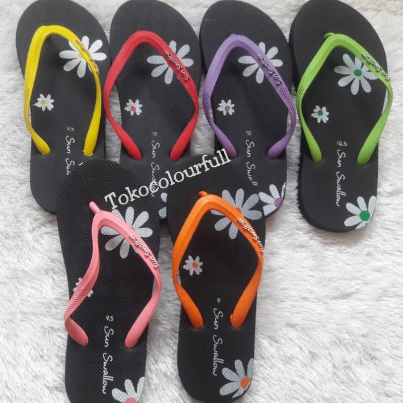 KHUSUS GROSIR 6 pasang sandal sun swallow Aster