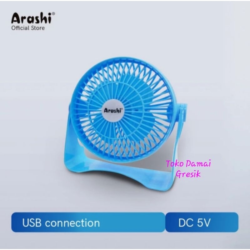 Arashi Wonder Fan Desk Fan USB 631U Kipas angin USB