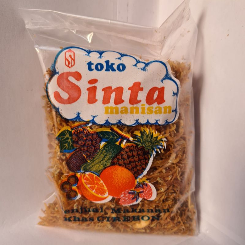 

Teri Bawang Putih Asli Sinta Manisan Berat 100 Gram Khas Cirebon