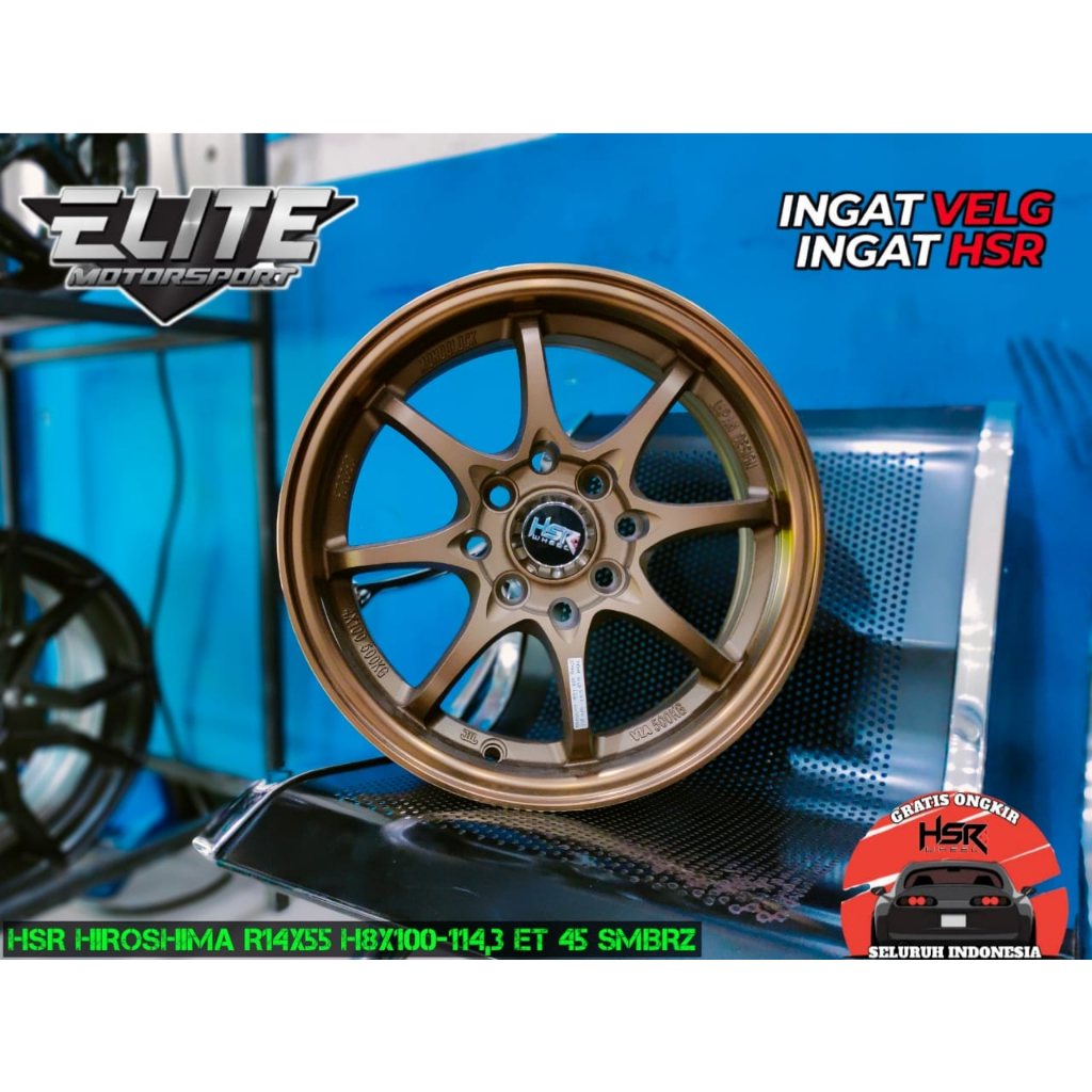 Pelek mobil Ayla Agya Calya Jazz Ring 14 Lubang 4 Double PCD