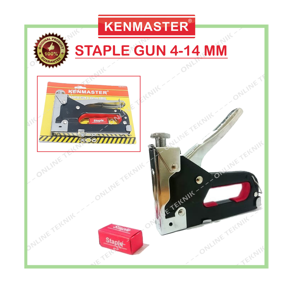

KENMASTER Staple Gun 4-14mm Staples Gun Tacker Serbaguna Original