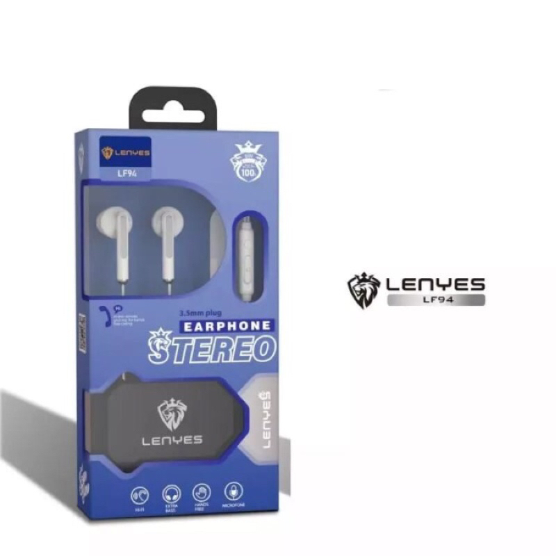 Headset handsfree Lenyes LF-94 Stereo Extra Bass Hifi Microphone - headset LF 94