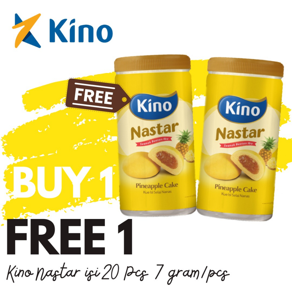 [BOGOF] Kino Nastar Rasa Nanas dan Coklat 140 gram