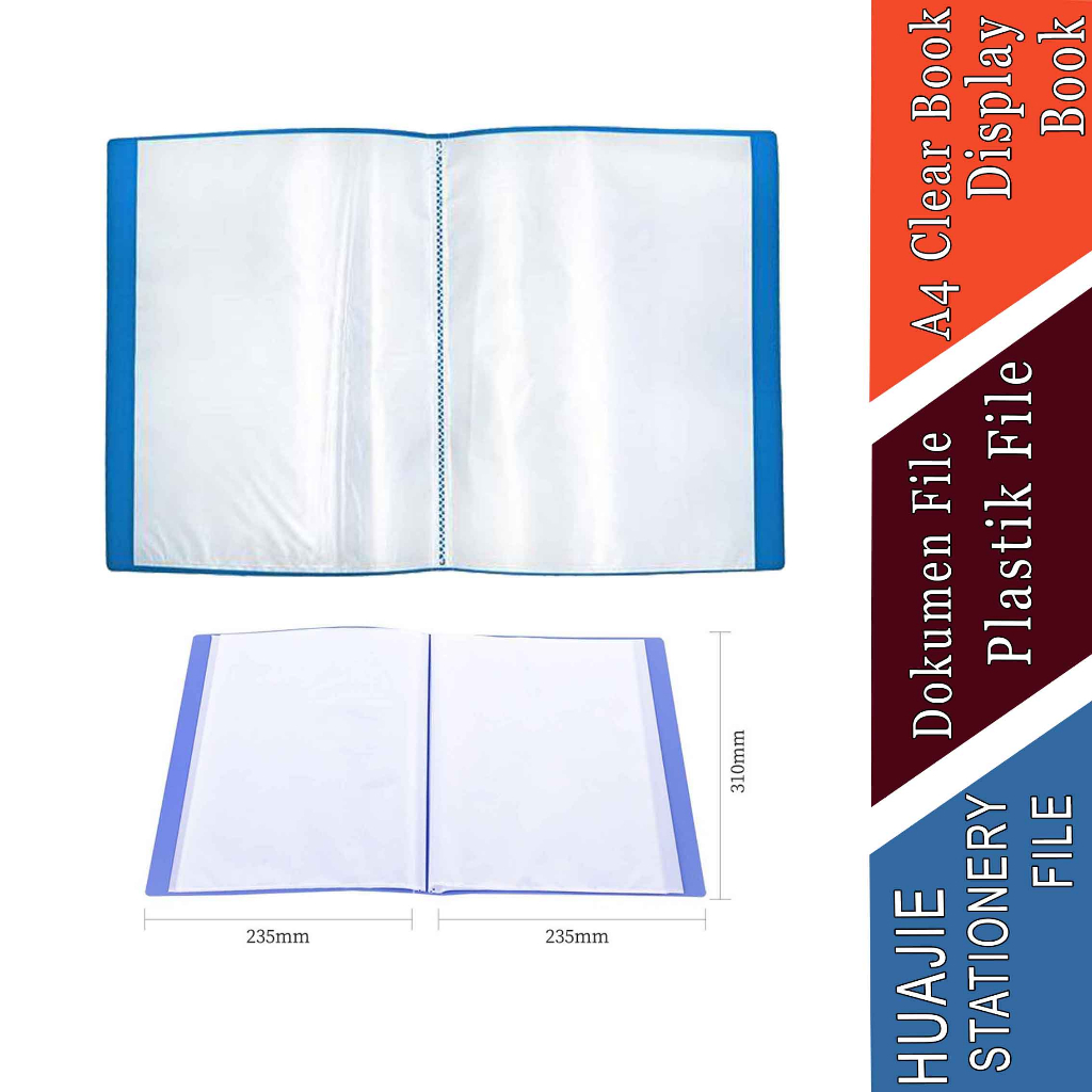 

Display Books A4 - Huajie Folder - Map Clear Holder - Plastik File