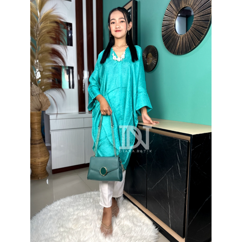 BLUOSE KAFTAN TUNIK VISCOSE ARUNA by Diana Batik