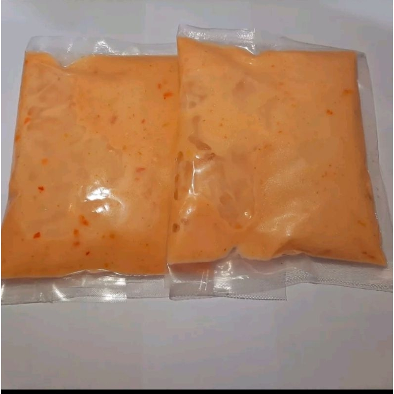 

ekstra saos mentai ukuran 150 atau 250 gr