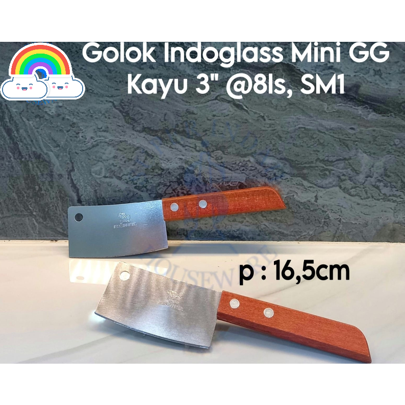 pisau golok mini / pemotong serbaguna / pisau golok kecil / pisau tajam