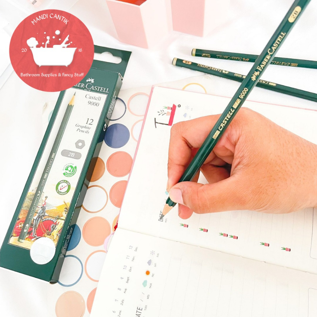 

Pensil 2B Faber Castell Graphite ORIGINAL (1pcs) Pensil 2B Ujian Komputer Alat Tulis Sekolah by MANDI CANTIK