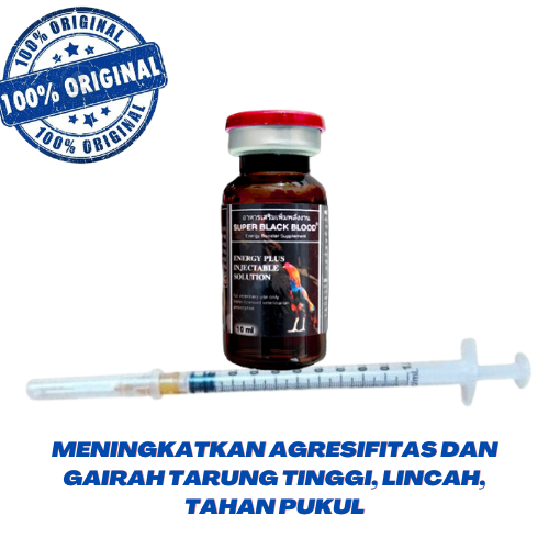 DOPING SUPER BLACK BLOOD 10ml - Doping Ayam Pisau dan Ayam Taji Laga