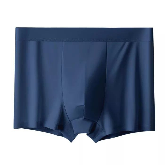 New - Celana Dalam Boxer Pria Ice Silk Solid Color Men Underware CD74