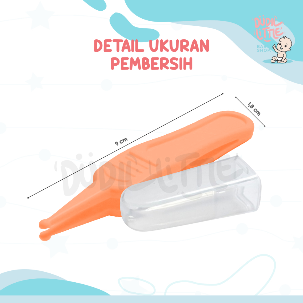 Pembersih hidung bayi baby nose picker model jepitan upil aman dan higienis 100% Garansi