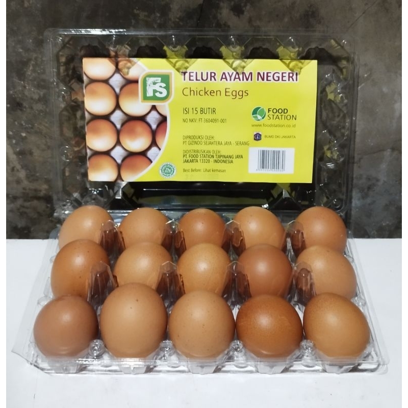 

Telor Ayam isi 15pcs