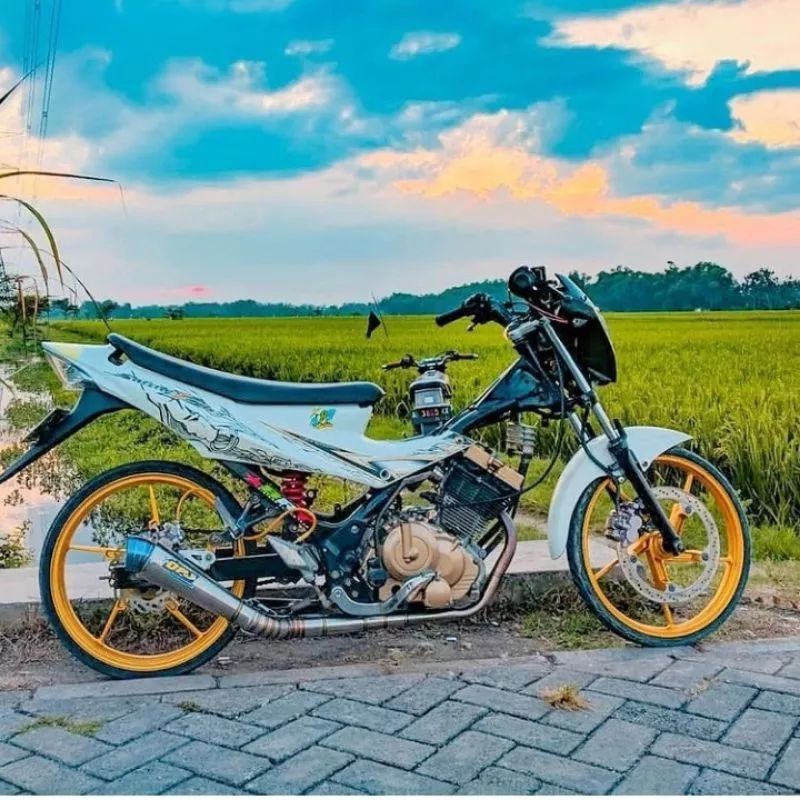 knalpot jiksaw Dpj satria fu vixion cbr 150r sonic jupiter mx  dll