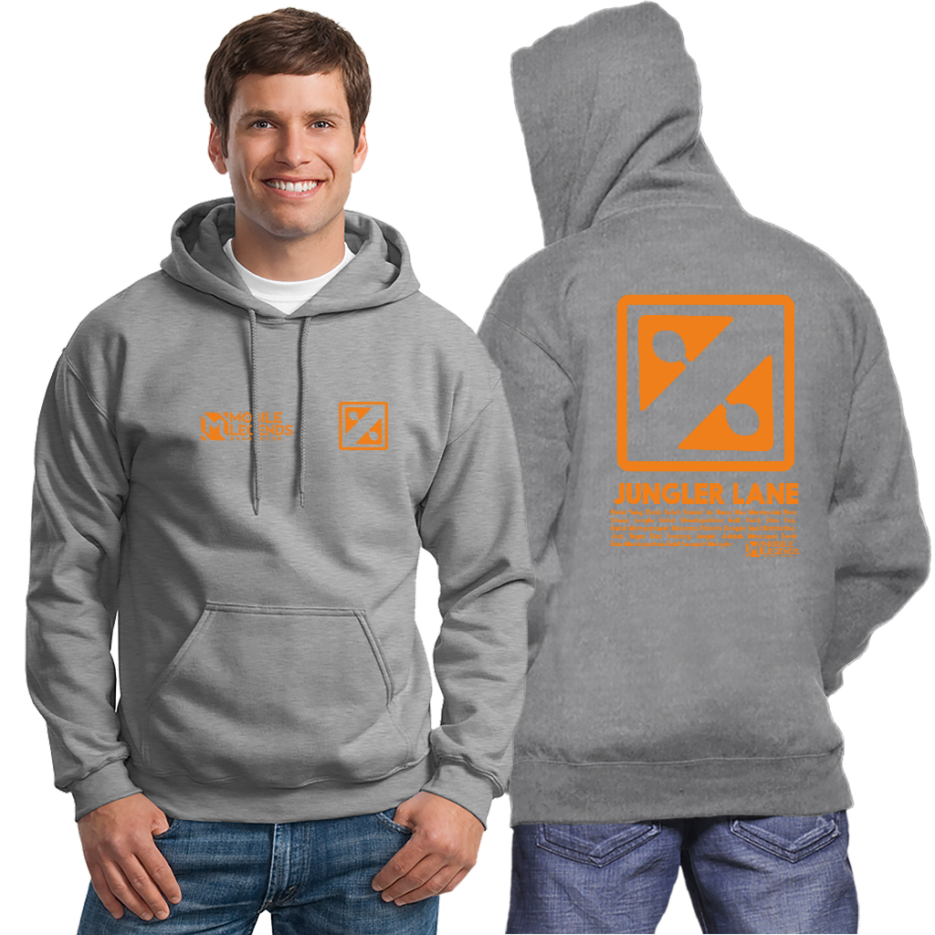 SWEATER HOODIE JUNGLER LANE MOBILE LEGEND BANG BANG MLBB COTTON FLEECE TEBAL