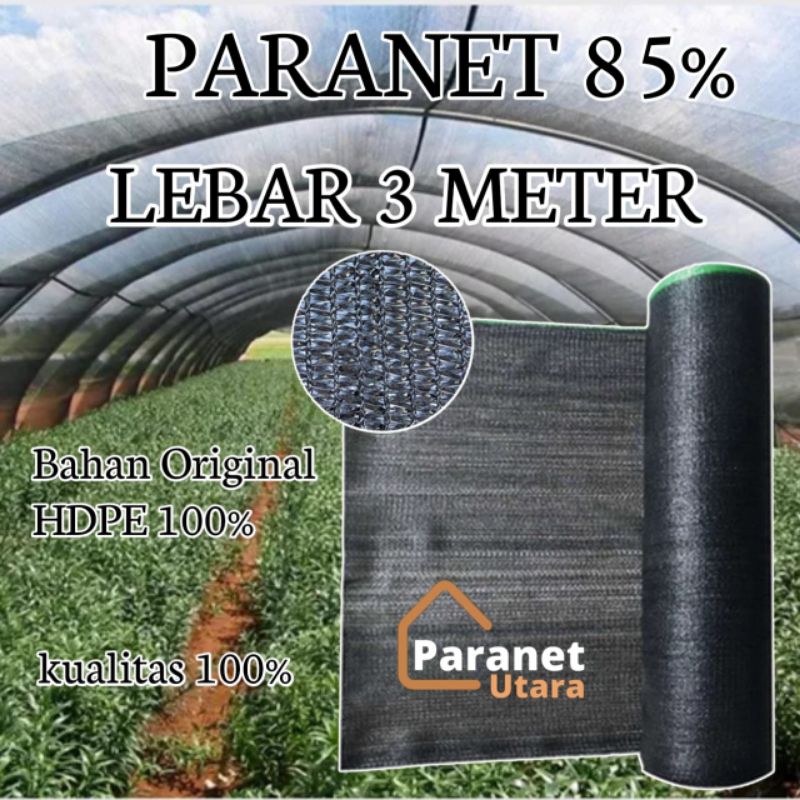 Paranet 85% Lebar 3 Meter Panjang 10 Meter