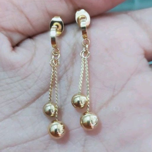 anting titanium juntai bola