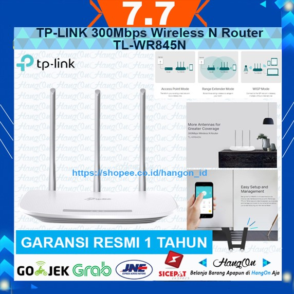 TP-LINK TL-WR845N 300Mbps Wireless N Router 2.4Ghz Tplink