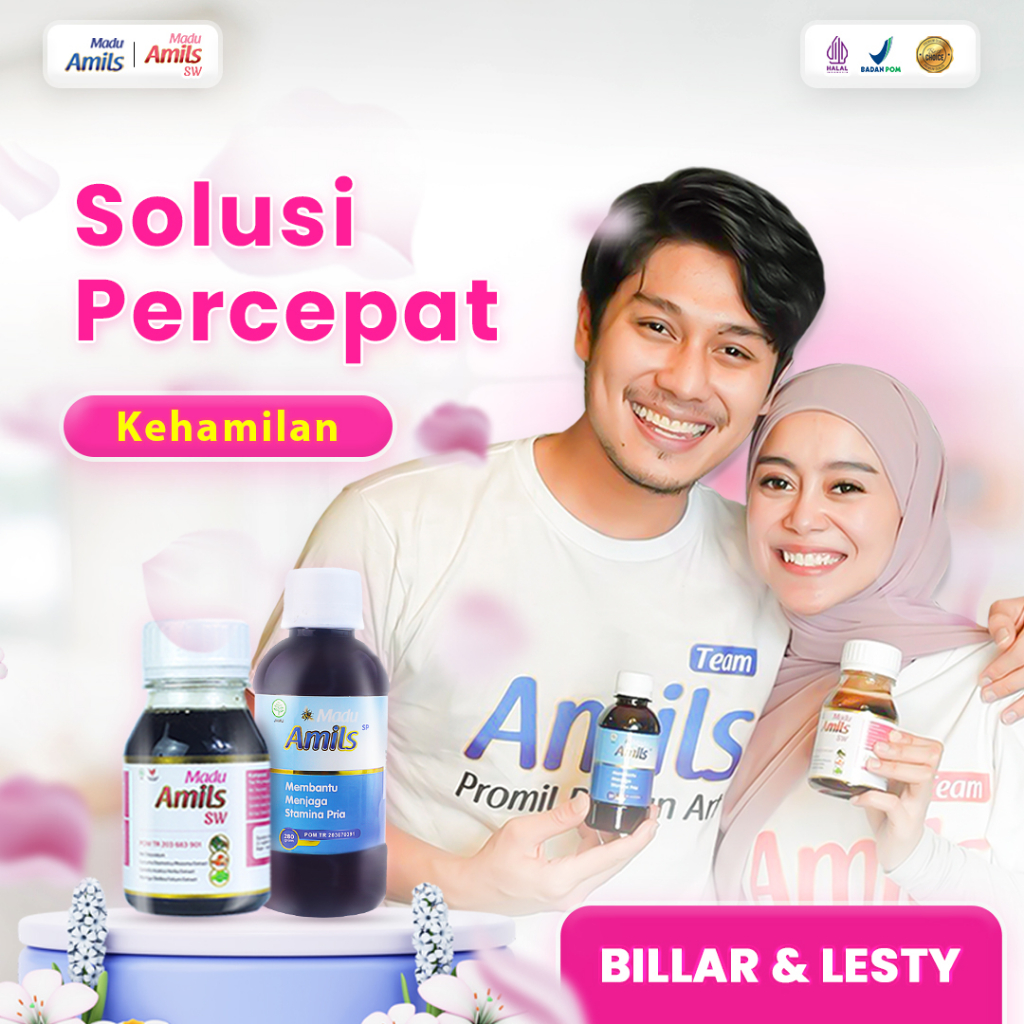 Amils - Madu Amil Paket Pasti Hamil Penyubur Kandungan Promil Madu Penyubur 4 Botol