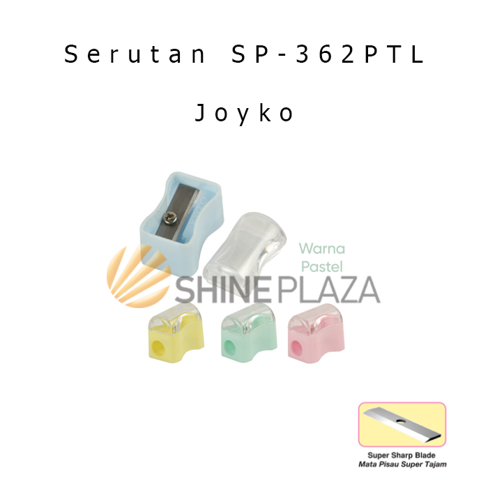 

Serutan Pastel Rautan Pensil Roti Joyko SP-362 - Pencil Sharpener Joyko SP-362PTL