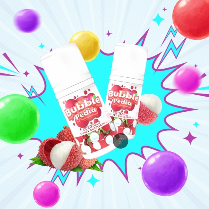 BUBBLEPEDIA 30ML LYCHEE BUBBLEGUM 15MG