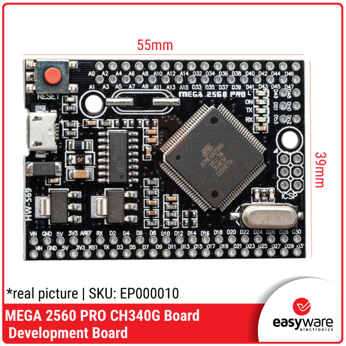 MEGA 2560 PRO EMBED CH340G ATMEGA2560-16AU ARDUINO MEGA PRO