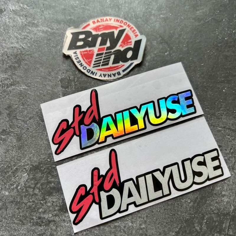 Stiker Sticker STD DAILYUSE cutting