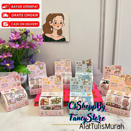 

Stiker Washi Tape Karakter Melody Purin Kuromi Cinamonrol Cute Kode SZ 150 Murah