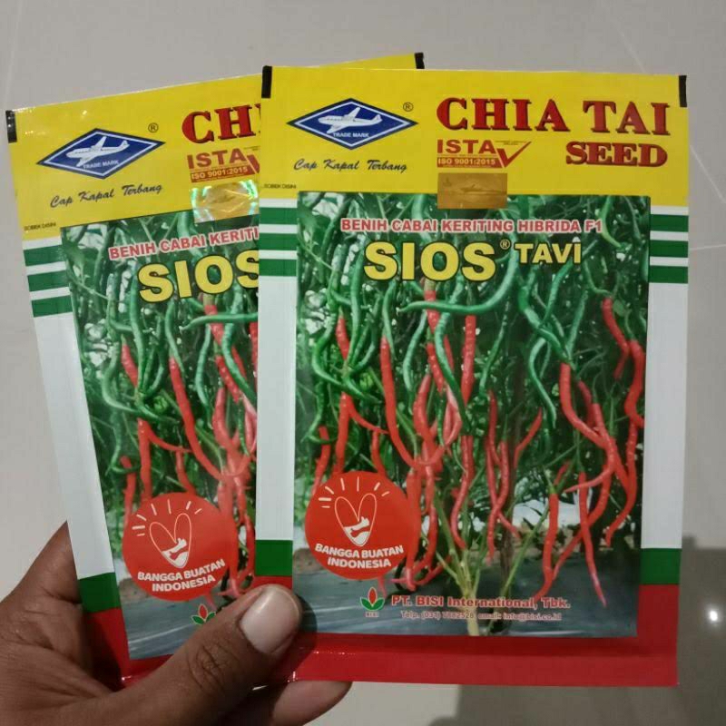 Benih cabe SIOS TAVI F1 isi 10 gram - Bibit cabe SIOS TAVI Hibrida