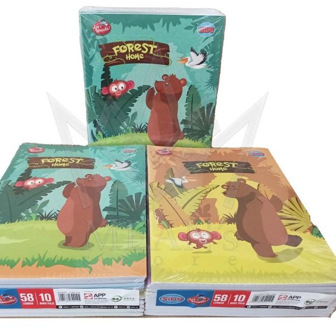 

BUKU TULIS SIDU SINAR DUNIA ISI 58 LEMBAR | PERLENGKAPAN SEKOLAH DAN KANTOR