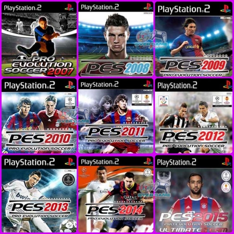 KASET PS2 PES 2007 - 2015