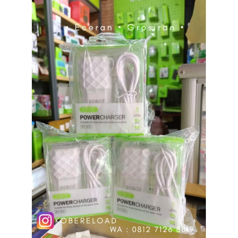 POWER CHARGER ORI ROBOT RT-K5