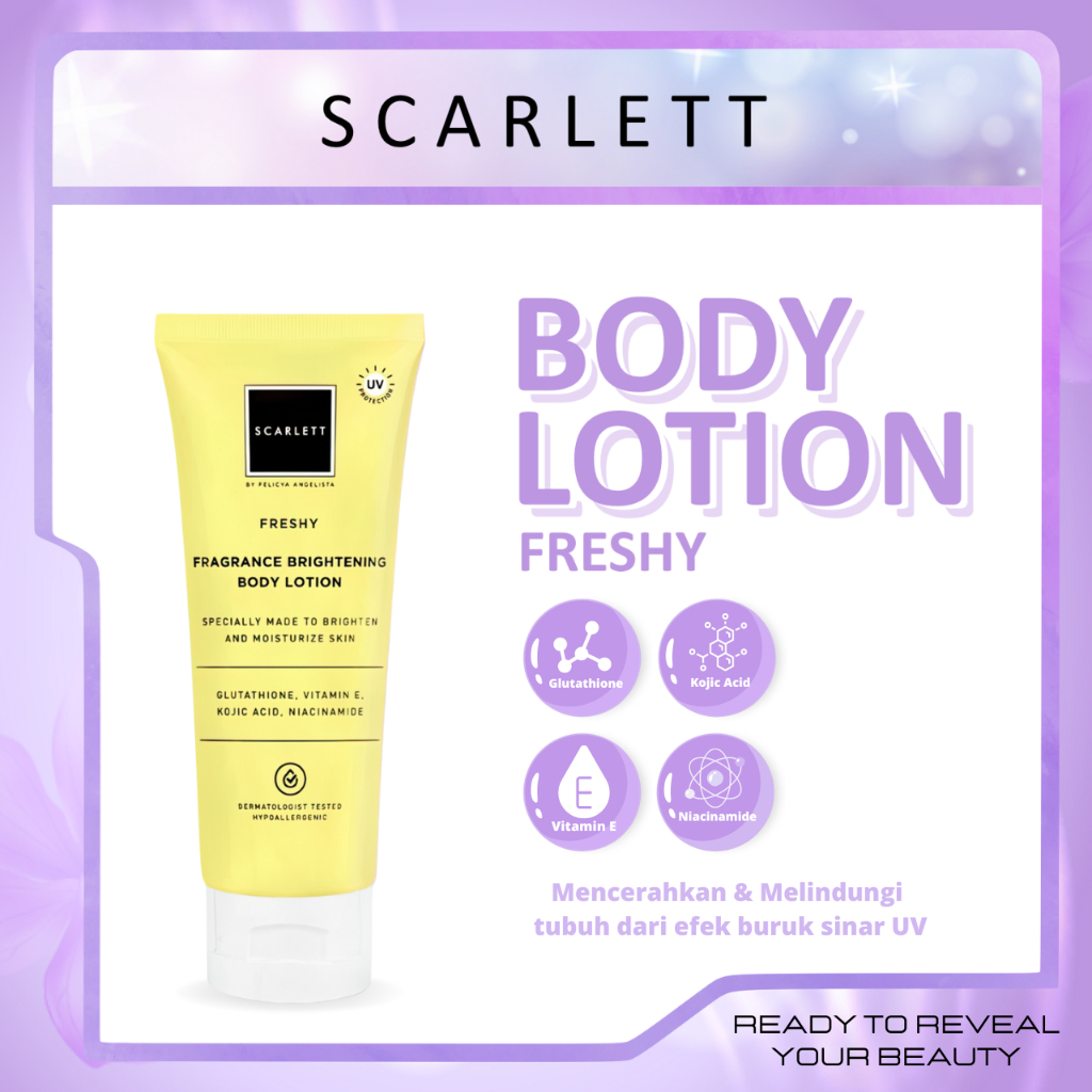 ⭐️ Beauty Expert ⭐️ SCARLETT Whitening Lotion Tube | Scarlett Lotion Mini | Lotion Tube Jolly | Lotion Mini Scarlett | Lotion terbaru Scarlett |