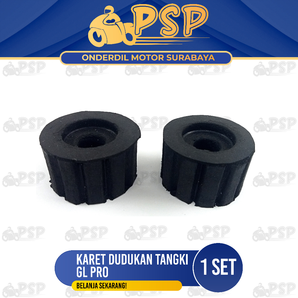 Karet Dudukan Tangki GL Pro (Harga Per Set Isi 2) - Rubber Seat Peredam Ganjal Ganjel Pangkon