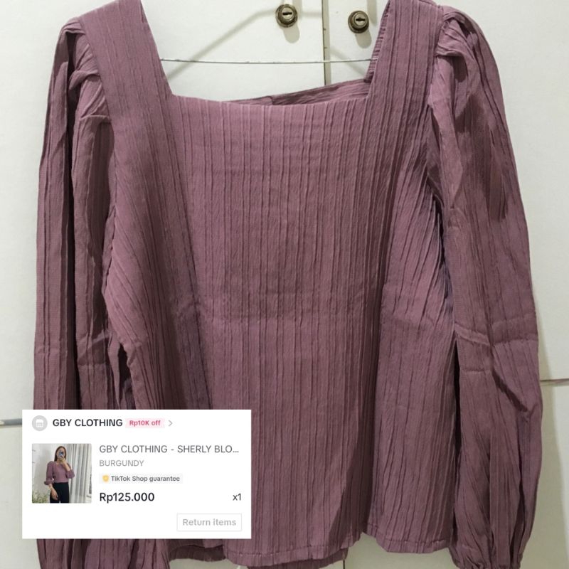 sherly blouse by gby clothing