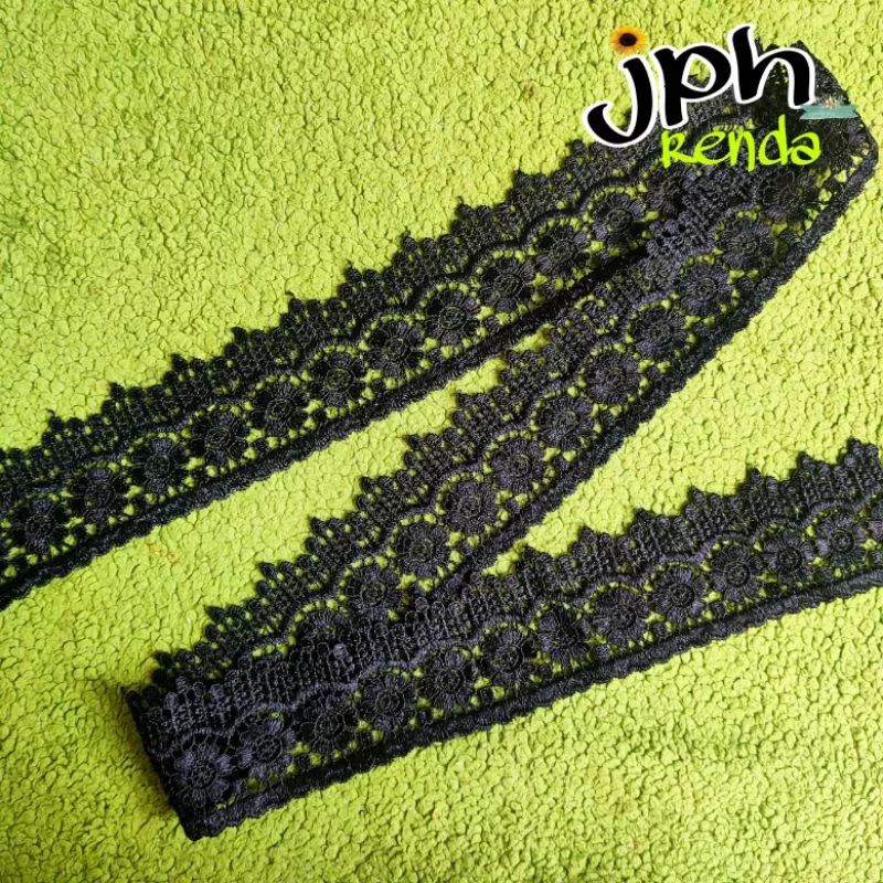 RENDA GIPER GUIPURE GIVER BORDIR KODE 753 LEBAR 6CM HARGA PER ROLL