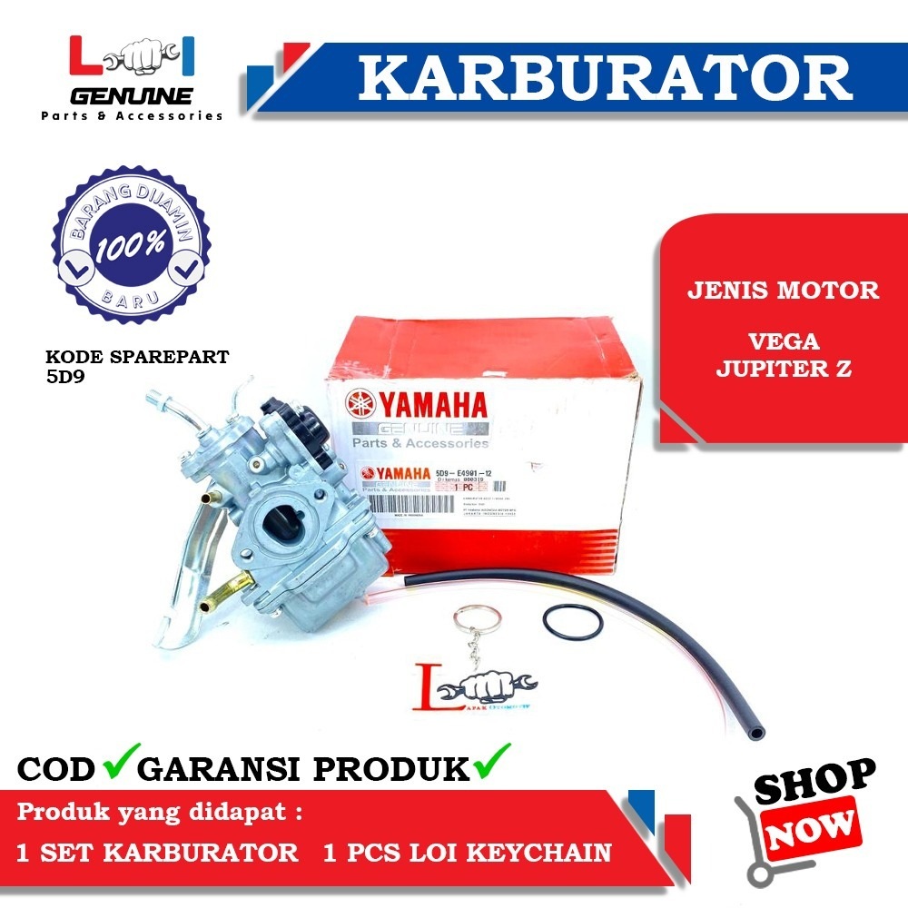 -LOI- KARBURATOR STANDAR VEGA JUPITER Z 5D9