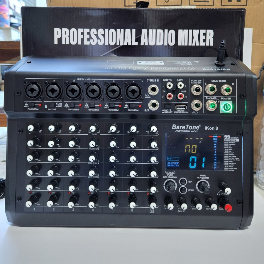 MIXER AUDIO BARETONE IKON8 IKON 8 8CH GARANSI ORIGINAL