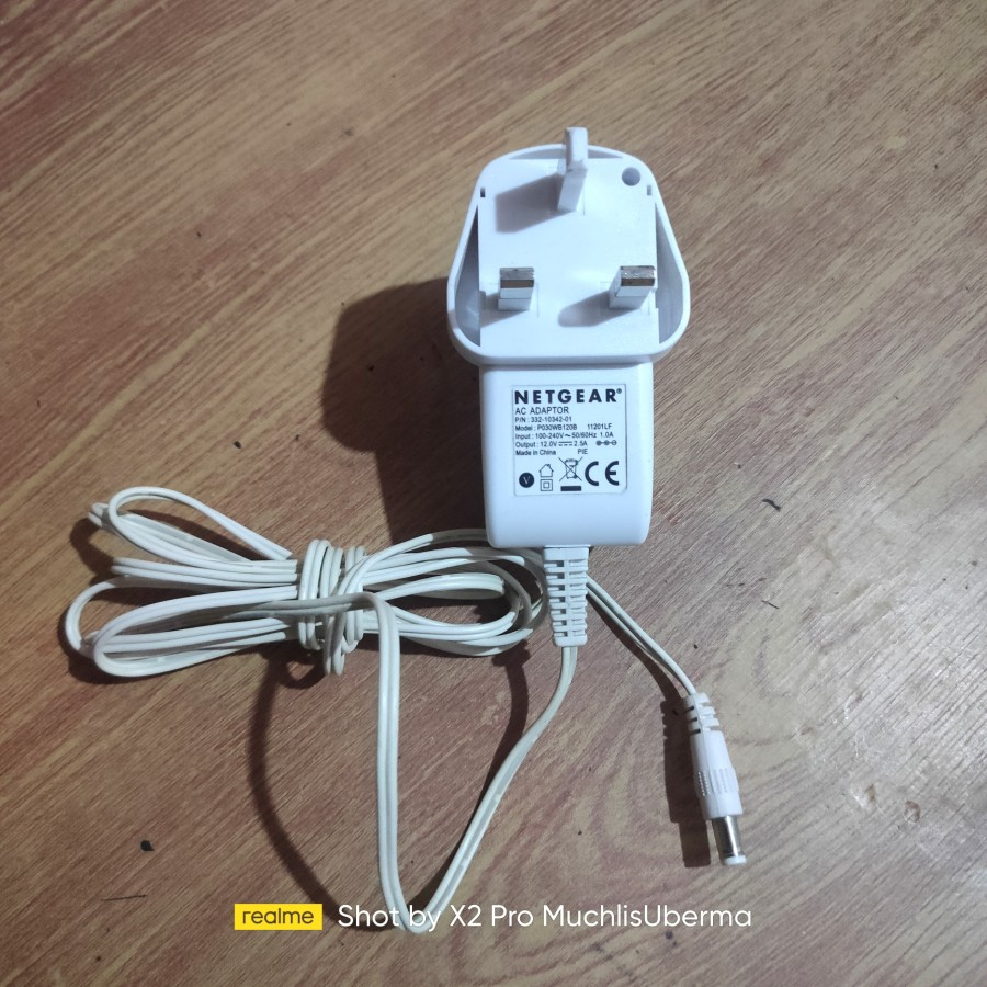 Adaptor NETGEAR P030WB120B 11201LF 12.0V 2.5A Adapter