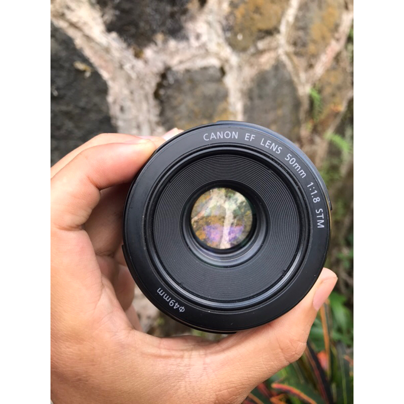lensa fix canon 50mm stm