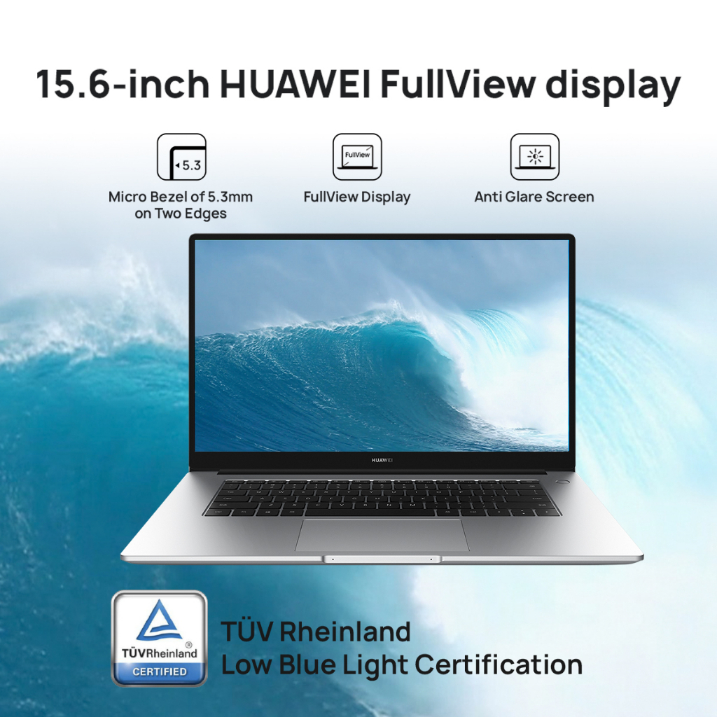 HUAWEI MATEBOOK D15  - AMD Ryzen 7-5700U ( RAM 8GB 512GB SSD ) 15 Inch IPS Windows 11 - CICILAN 0%