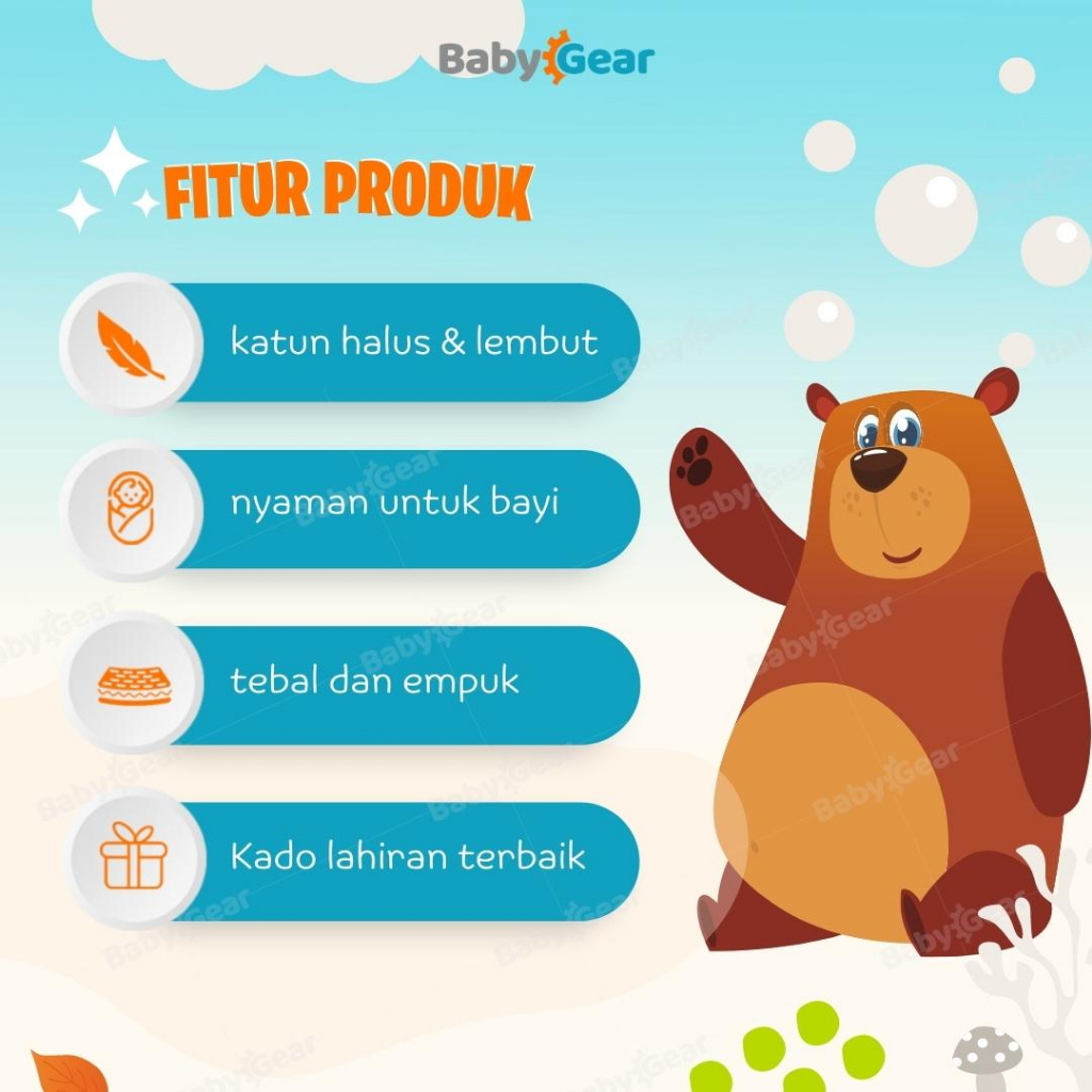 Gendongan Bayi Ring Sling lapisan empuk dan nyaman