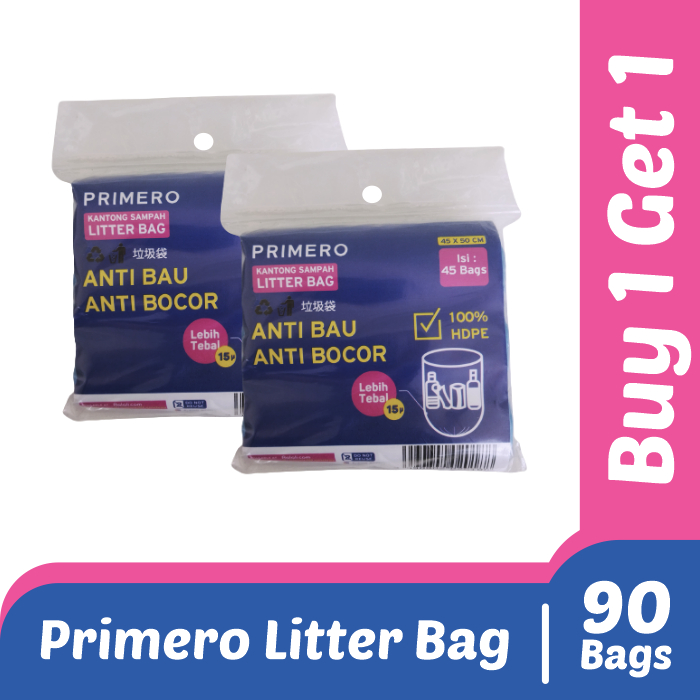 Primero Litter Bag 3 Colour Size 45x50 cm - Buy 1 get 1