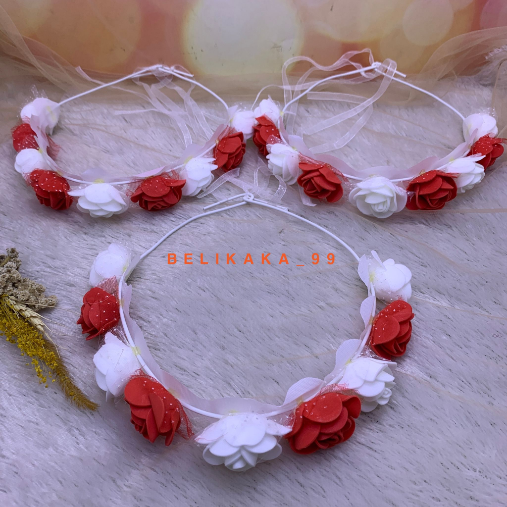 BANDO FLOWER CROWN / BANDO MAHKOTA BUNGA LINGKAR / BANDO BUNGA LINGKAR / FLOWERCROWN / BANDO CANTIK